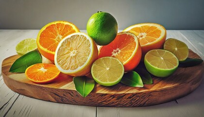 Citrus Symphony: Orange, Lemon, Lime"