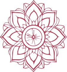 Beautiful mandala art, vector mandala design