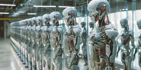 The production workshop of future intelligent robots