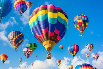 Obraz premium colorful balloon festival