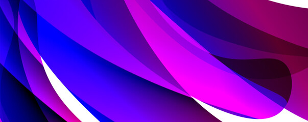 A detailed closeup of a vibrant purple and blue swirl on a clean white background, showcasing colorfulness, tints, and shades, with hints of electric blue and magenta