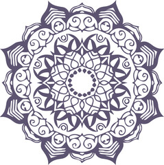 Beautiful mandala art, vector mandala design