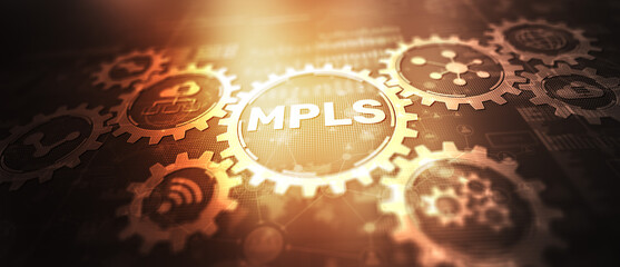 MPLS. Multiprotocol Label Switching. Telecommunications Networks Concept
