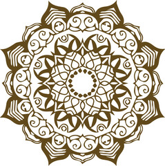 Beautiful mandala art, vector mandala design