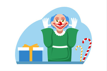 April Fools Flat Design Illustration