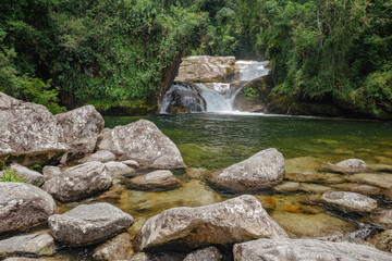Fototapeta na wymiar Piscina Natural do Maromba, Parque Nacional de Itatiaia