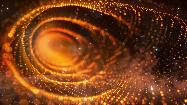 circle particle mesh wave. abstract big data coding illustration. seamless looping overlay 4k virtual video animation. seamless looping overlay 4k virtual video animation background