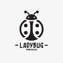 INSECT LOGO LADYBUG 4 - Black and White