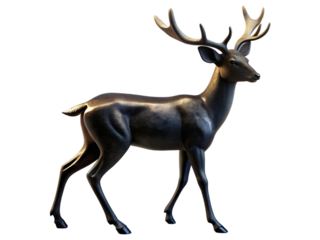 Silhouette of a deer