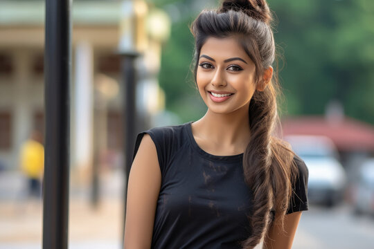 Young and beautiful indian woman