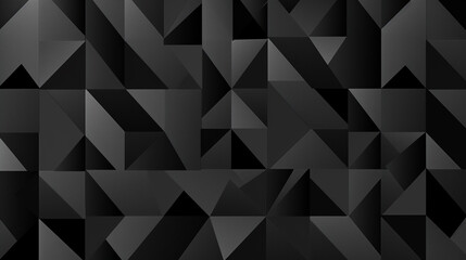 A seamless pattern of minimalist black and gray triangles, arranged in a precise, tessellating order to create a sophisticated geometric abstract.