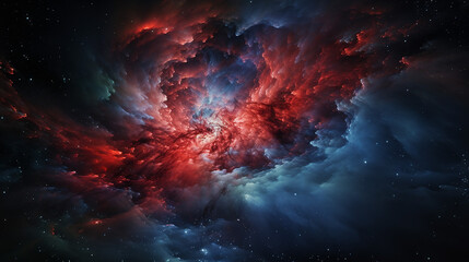 Obraz na płótnie Canvas Wonderful image of a galactic fog storm
