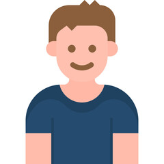 boy flat style icon