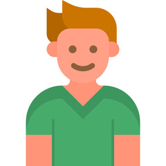 childen flat style icon