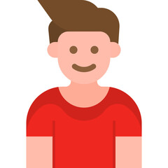 childen flat style icon