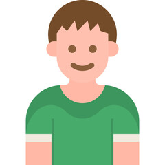 kid flat style icon
