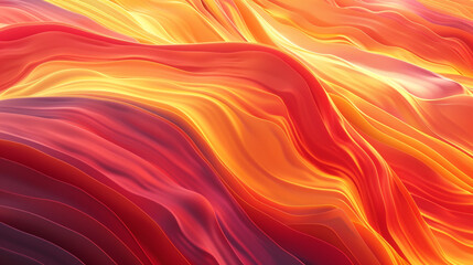 A smooth texture resembling flowing lava with gradients of red, orange, and yellow, seamlessly blending into each other in a fluid abstract design.