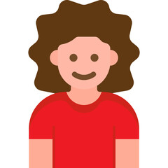 childen flat style icon