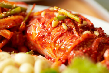 Kimchi, Korean spicy pickles dish 