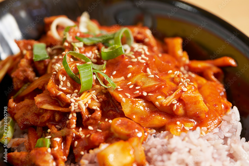 Canvas Prints  Korean spicy stir fried pork