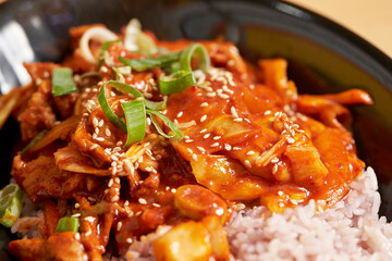  Korean spicy stir fried pork