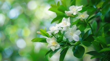 Beauty will be created as jasmine flowers start blooming