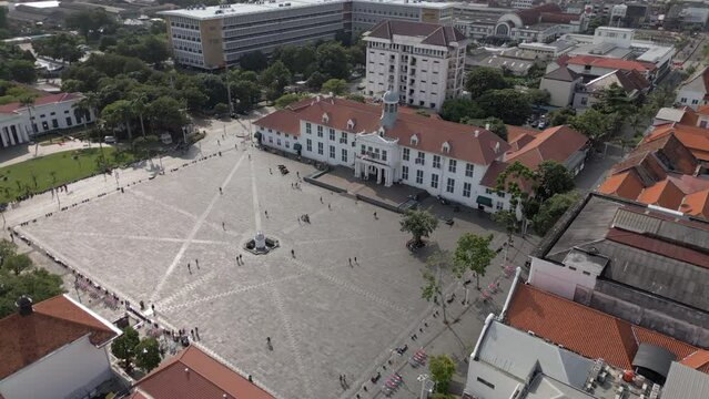 Old Batavia Town Square Next To Kota Tua Museum Jakarta