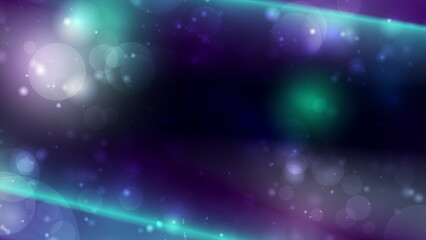 Blue purple neon lines and shiny bokeh abstract background - 793606314