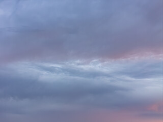 Obraz premium cyan colored clouds with soft highlights