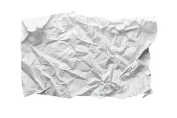 Crumpled White Paper