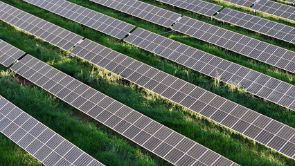 solar energy plant in rural area