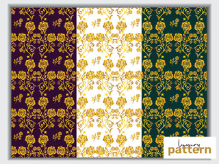 Vector set of floral pattern design elements, labels and frames for packaging for luxury products in trendy linear style.