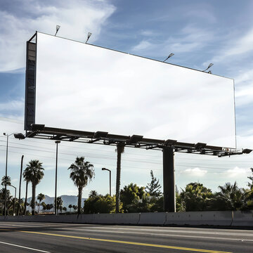 Outdoor billboard mockup
