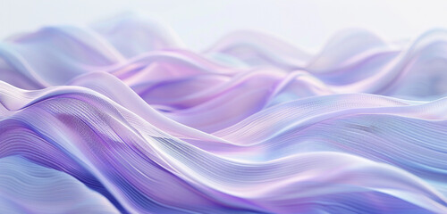 Obraz premium Soft lilac and powder blue pixels flow across a minimalist backdrop, offering digital tranquility.