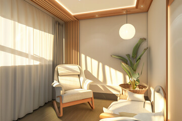Tranquil Breastfeeding Room: Designed for Comfort and Intimacy