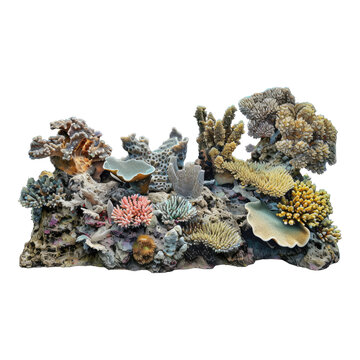 recommend clip art: Coral reef isolated on transparent background