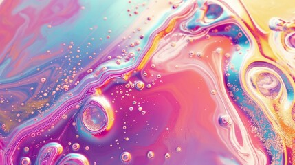 Colorful Wave Marbling Motion Pattern Background