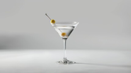 classic martini cocktail glass white