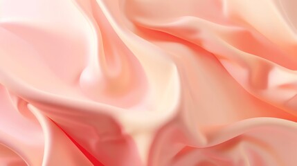 Dark peach gradient background, Rabbit of blush light and technological computational, blush tones, minimalism, dark peach background, 3D rendered
