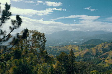 landscape with clouds