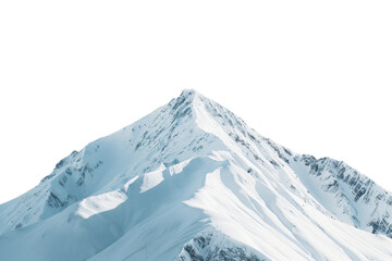Snow Covered Mountain With Sky Background