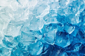 Gradient ice texture for a cool and refreshing background