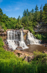 Fototapeta premium Great Falls at Blackwater Falls State Park in West Virginia