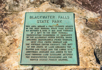 Blackwater Falls State Park in West Virginia