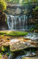 Elakala Falls at Blackwater Falls State Park in West Virginia