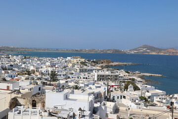View over the Cyclades island of Naxos Greece    - obrazy, fototapety, plakaty