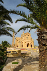 Ta 'Pinu basilica is located near the village of Gharb on the island of Gozo in Malta and belongs to the Diocese of Gozo