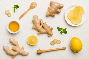 Natural cold and flu home remedies. Natural ingredients for immunity stimulation and viruses...