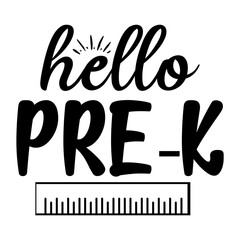 hello pre k Svg