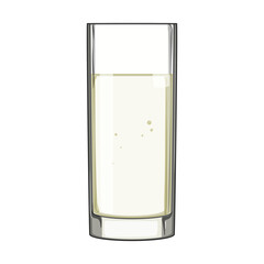 liquid milk cup cartoon. morning breakfast, refreshment porcelain, tea coffee liquid milk cup sign. isolated symbol vector illustration